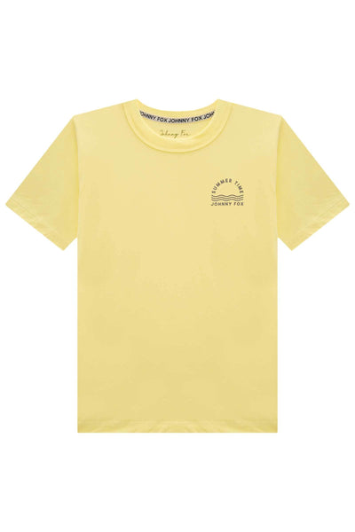 Camiseta em Meia Malha 83507 Johnny Fox Teen Menino