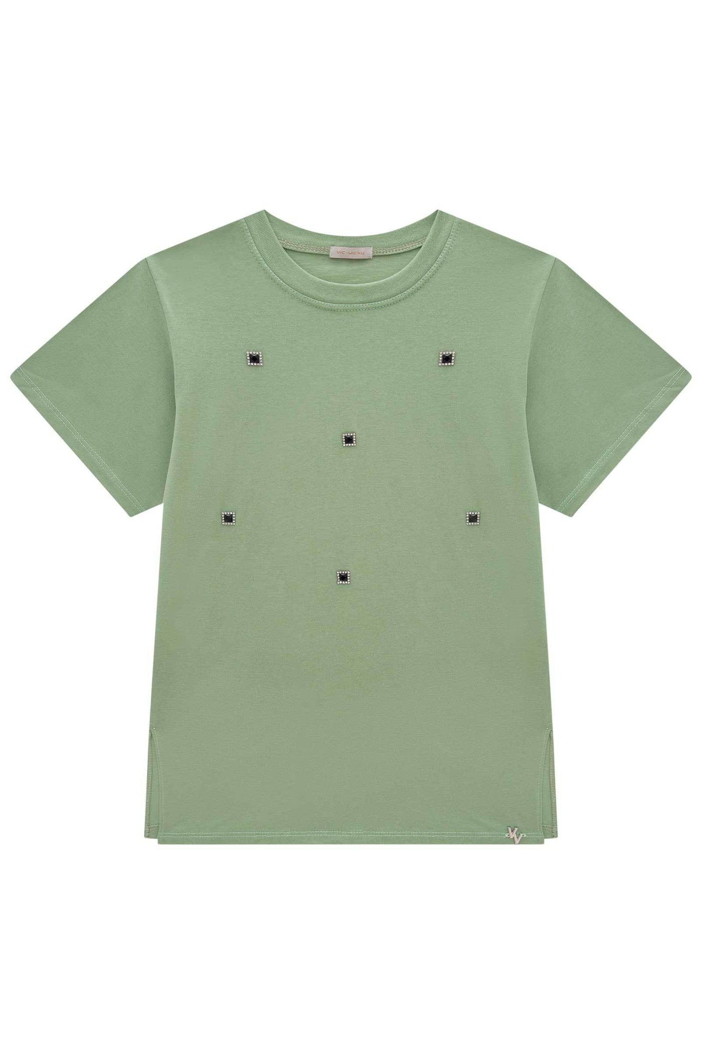 Camiseta Over em Meia Malha 85157 Vic&Vicky Teen Menina