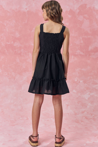 Vestido em Tricoline Laise 83934 Vic&Vicky Teen Menina